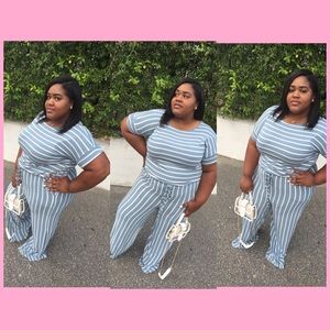 Blue Crystal Jumpsuit